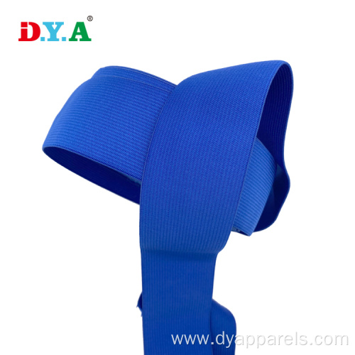 Polyester Knitted Colored 5 cm blue